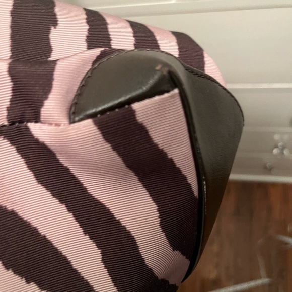 COACH Madison zebra print EW tote very good used condition - Picture 3 of 7